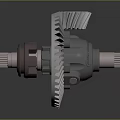 Industrial Equipment High Precision Mechanical Gear Shaft With Metal Components And Structure Design