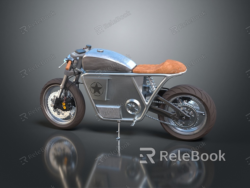 Industrial LOFT Motorcycle Two Wheels Motocross Motorcycle model