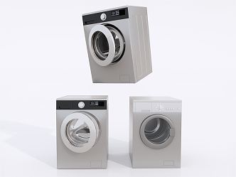 Modern washing machine 3d model