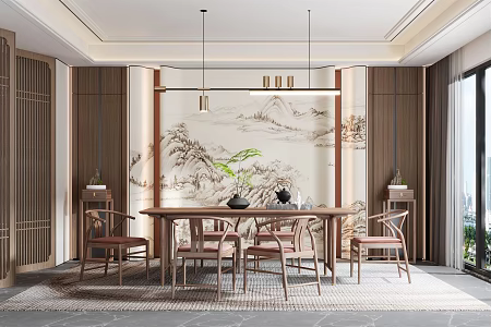 New Chinese Restaurant 3d model
