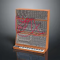 Modern Synthesizer Antique Synthesizer Classical Synthesizer 3d model
