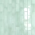 Modern Floor Design Featuring Glossy Ceramic Tiles In Green Brown White Black
