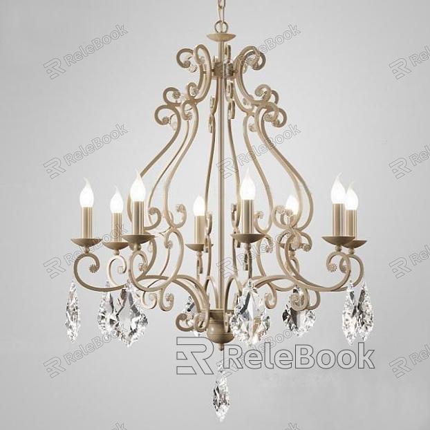 Crystal chandelier model