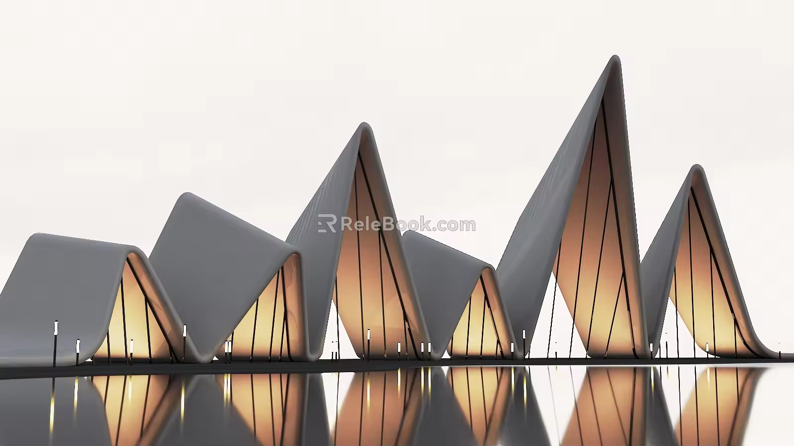 modern architecture 3d model