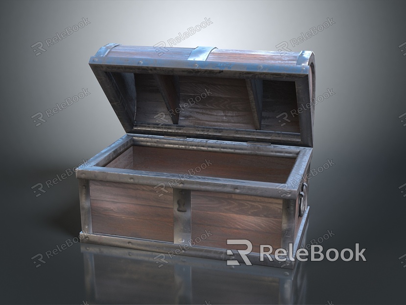 Boxes, Bags, Leather Boxes, Leather Boxes and Containers Realistic model