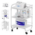 Portable Professional Massage Table With Foldable Metal Frame And Beauty Trolleys