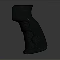 Black Ergonomic Textured Grip Handle For Professional Power Tool Equipment