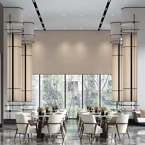 Sales office negotiation area 3d model
