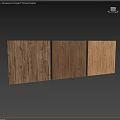 Wooden Sphere Component With Detailed Wood Grain Texture And Wooden Background