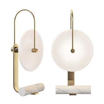 Light Luxury Table Lamp 3d model