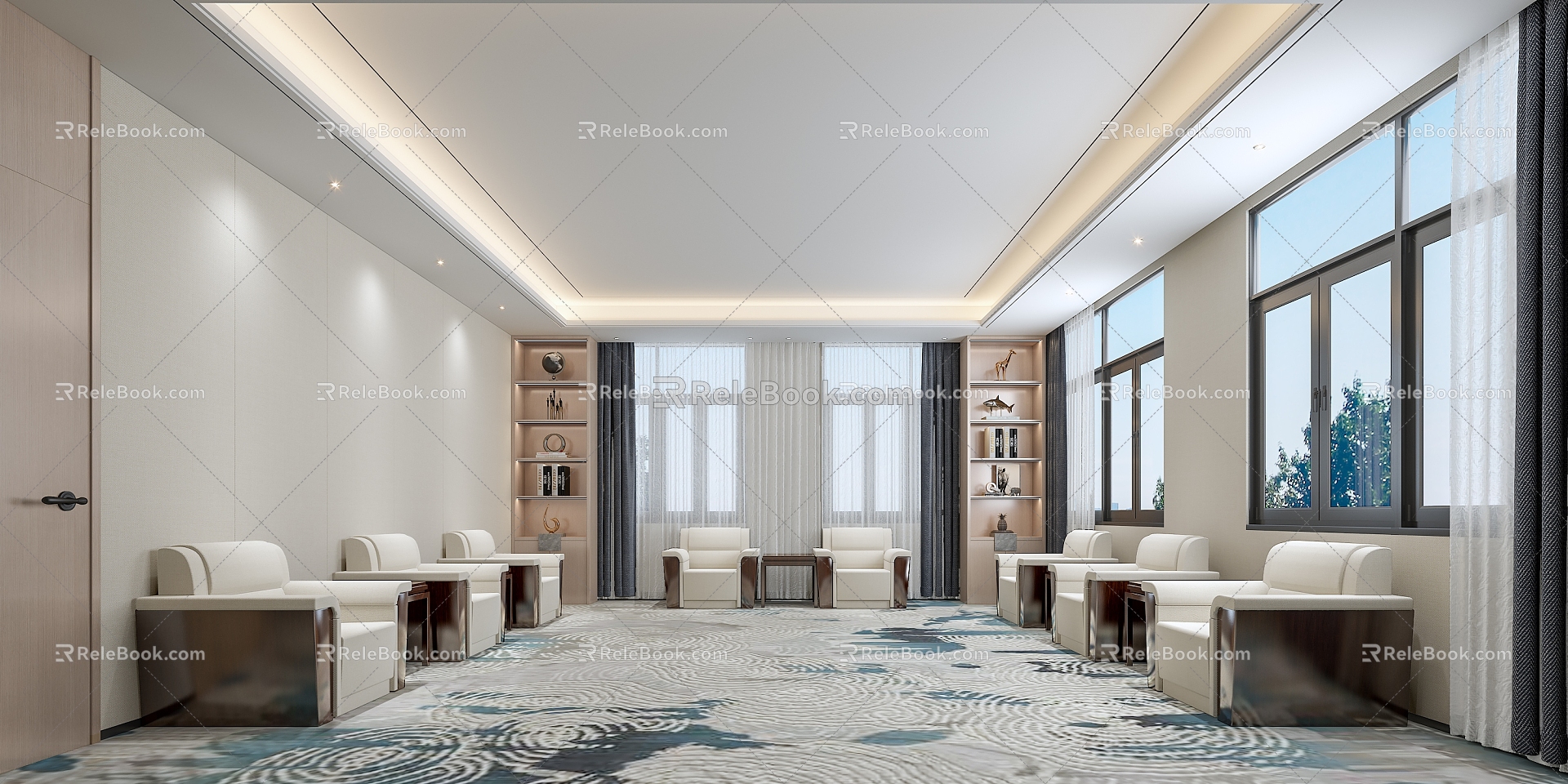 VIP Reception Room Modern Reception Room 3d model