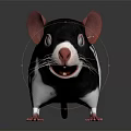 3D Rat Character And Creature Design With Large Ears Pink Nose And Rendered Details