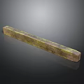 Natural Long Rectangular Living Supplies With Brown And Green Texture For Daily Use