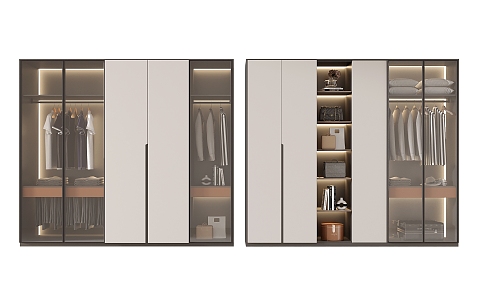 Wardrobe combination 3d model