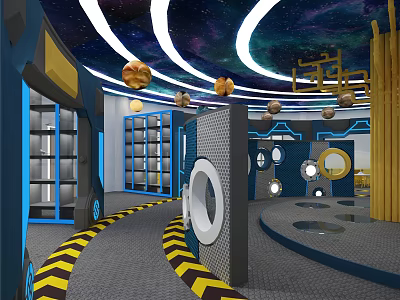 Modern Science Room 3d model