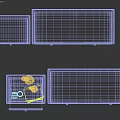 Modern White Dressers with Multiple Drawers and Decorative Items on Top