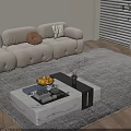 Modern White Marble Coffee Table With Dark Wood Accent For Stylish Cozy Luxury Living Room