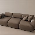 Nordic Multiplayer Sofa 3d model