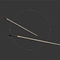 Two Crossed Vintage Garden Rakes with Wooden Handles and Metal Tines as Decorative Accents