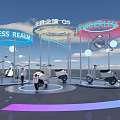 Event Meichen Science and Technology Meichen Car Booth Design 3d model