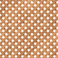 Wooden Woven Lattice Component Featuring Crisscross Grid Pattern For Decorative Use 3d model