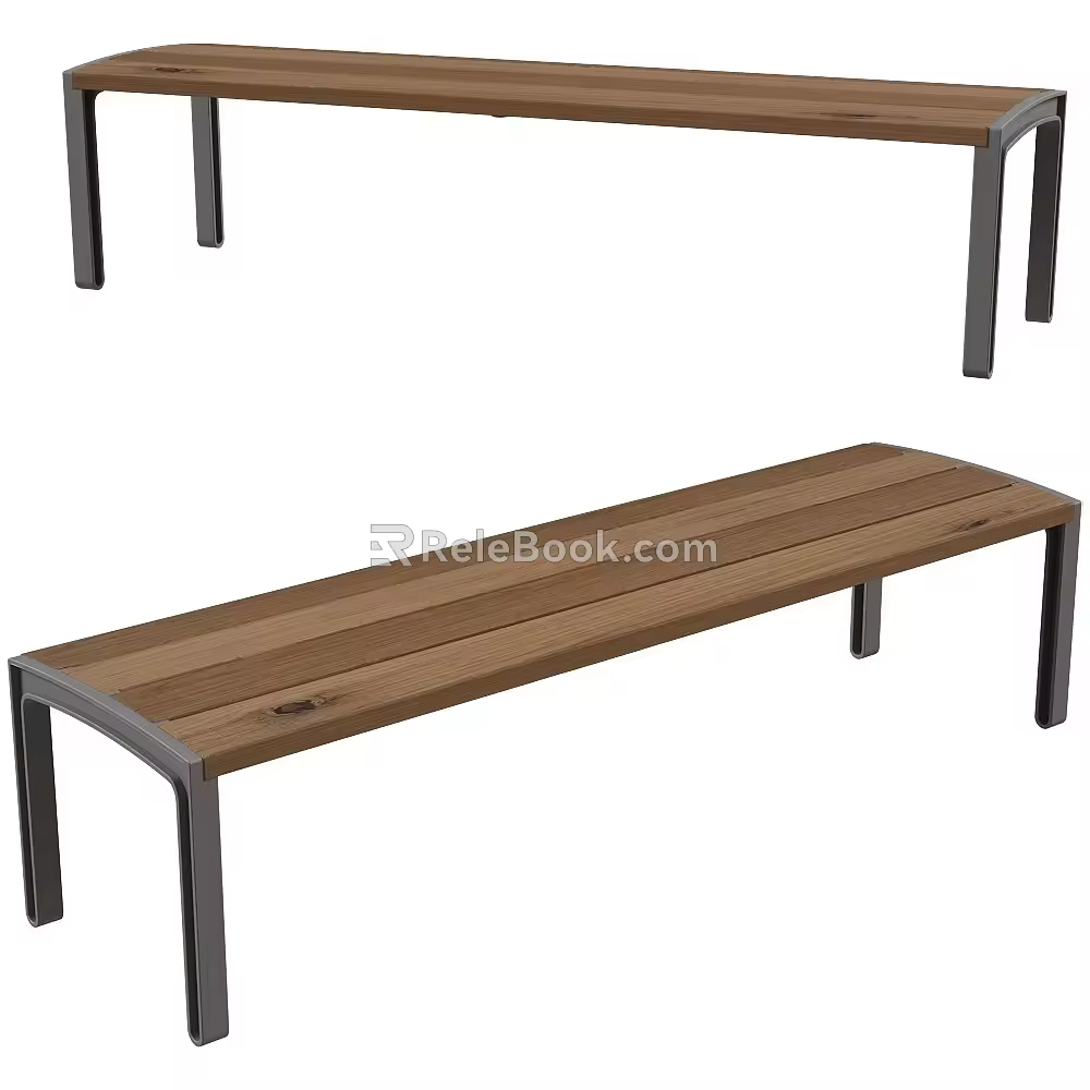 Mmcité Bench 3d model