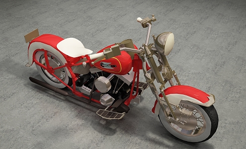 Modern Motorcycle 3d model