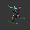 Indoor Stationary Bike With Modern Design For Home Gym Fitness Training