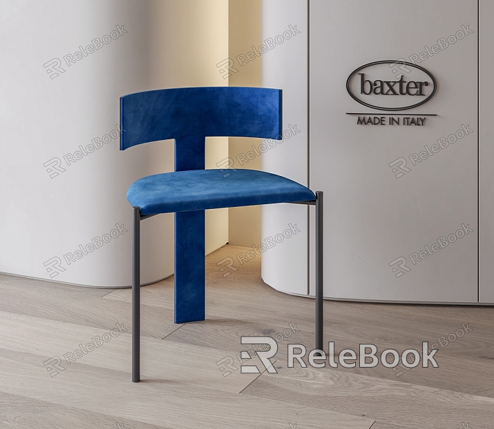 Baxter Zefir Dining Chair Single Chair model