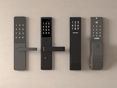 Fingerprint lock password lock anti-theft door lock smart lock electronic model