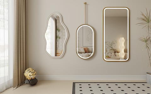 Modern Mirror 3d model