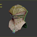 Medieval Metal Helmet With Leather Straps And Rivets Historical Armor Design