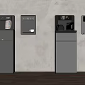 Modern water dispenser pipeline machine direct drinking machine 3d model