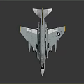 Modern Fighter Next Generation Aircraft Attack Aircraft 3d model