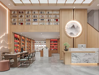 New Chinese Tea Shop 3d model