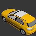 Yellow Mercedes Benz A Class Hatchback Rear View With Sporty Design And Alloy Wheels