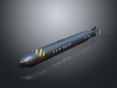 3LK BEAST B22 Premium Writing Pen With Sleek Black Design And Smooth Writing Experience 3d model