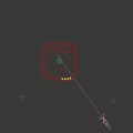 Gray Tabletop Household Appliance With Circular Top And Golden Buttons