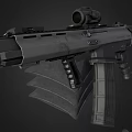 Desert Fox submachine gun 3d model