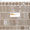 New Chinese Style Hollow Window Hollow Window Lattice Carved Window Pane Lattice Window 3d model