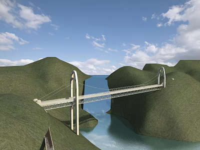 bridge design 3d model