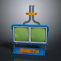 Wall Terminal Wall Terminal Computer PC 3d model