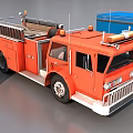 Collection of Functional Vehicles Including Ambulance Helicopter Fire Truck and Blue Truck
