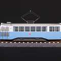 Old tram 3d model