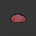 Close Up View of Sliced Roast Meat with Charred Surface and Pink Interior