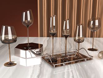 Modern Wine Glass Wine Glass Goblet Red Wine Glass 3d model