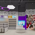 Modern wind store 3d model