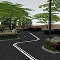 Modern Garden Landscape Design With Terraced Greenery Stone Steps And Architectural Elements