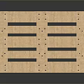 Wooden Pallet Storage Equipment With Slats And Holes For Logistics Use
