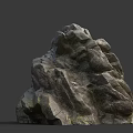 Natural Stone Rock Material With Rough Surface Texture And Natural Formation Structure